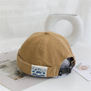 Fashion Cotton Brimless Hat Men Women Retro Skullcap Melon Docker Cap Street Hip Hop Without Visor Summer Outdoor Beanie Gorras