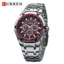 CURREN Men Luxury Brand Military Sport Mens Watches Full Steel Quartz Clock Men's Waterproof Business Watch relogio masculino