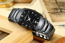 KEEP In Touch Luxury Brand Men's Watches Alloy Clock Quartz Calendar Dress Men Watch Square Male Wrist Watches Wedding Gifts