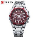 CURREN Men Luxury Brand Military Sport Mens Watches Full Steel Quartz Clock Men's Waterproof Business Watch relogio masculino