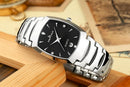 KEEP In Touch Luxury Brand Men's Watches Alloy Clock Quartz Calendar Dress Men Watch Square Male Wrist Watches Wedding Gifts