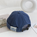 Fashion Cotton Brimless Hat Men Women Retro Skullcap Melon Docker Cap Street Hip Hop Without Visor Summer Outdoor Beanie Gorras