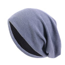 Double Fabric  waffle pattern spring Autumn  unisex Skullies & Beanies