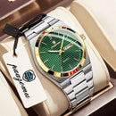 PAAZOMU Original Luxury Men Clock Fashion Luminous Waterproof Chronograph Date Watch For Man Leather Quartz Men's Watches Reloj