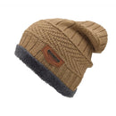 Beanies Men Winter Hat Women Knitted Hats For Men Cap Winter Beanie Caps Gorro Thick Warm Brimless Fur Bonnet Mens