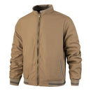 Double-Sided Wearable Men's Stand Collar Jacket Outerwear Breathable Waterproof Polyester Threaded Spring Autumn Motorcycle Coat