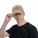 Custom Punk Cotton Paris France Graphic Baseball Cap Men Women Adjustable Dad Hat Sports