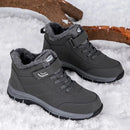 Winter Men Boots Microfiber Leather Snow Boots Man Plush Warm Causal Shoe Waterproof Men Boots Male Sneakers Spring Ankle Boots