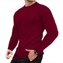 Men's coat fashion small check Waffle youth round neck jacquard check hoodie