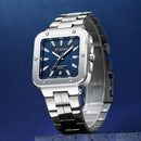 CURREN 8479 Luxury Stainless Steel High-End Square Men's Quartz Watch, Fashionable Business Wristwatch reloj hombre de gama alta