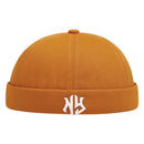 2025 New Fashionable Quick Drying Dome Men's NY Embroidered Guapi Hat Borderless Hat Hip Hop Landlord Hat Women's Decorative Hat