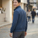 Korean Spring Autumn Casual Solid Fashion Slim Bomber Jacket Men Overcoat Stand Collar Jackets Men's Jacket S-6XL Top