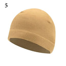 Cold Proof and Warm Outdoor Sports Headcover Fleece Ski Cap Riding Cap Running Hats Cycling Skull Caps for Men and Women
