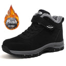 Winter Men Boots Microfiber Leather Snow Boots Man Plush Warm Causal Shoe Waterproof Men Boots Male Sneakers Spring Ankle Boots