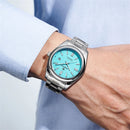 PAAZOMU Fashion Round Quartz Man Clock Waterproof Luminous Date Stainless Steel Watches For Men Luxury Business Men Wristwatch