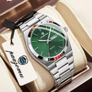 PAAZOMU Original Luxury Men Clock Fashion Luminous Waterproof Chronograph Date Watch For Man Leather Quartz Men's Watches Reloj