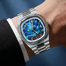Square retro watch for men light luxury brand genuine gift 2026 new stainless steel strap waterproof quartz watch