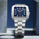 CURREN 8479 Luxury Stainless Steel High-End Square Men's Quartz Watch, Fashionable Business Wristwatch reloj hombre de gama alta