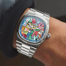 Square retro watch for men light luxury brand genuine gift 2026 new stainless steel strap waterproof quartz watch