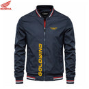 Honda Golden Wing GL1800 Commemorative Jacket Men's Spring and Autumn Stand Collar Casual Flight Jacket Windproof Jacket