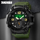 SKMEI 1637 Military Watch for Men Camouflage Waterproof Sports Style Digital Wristwatches Stopwatch Mens Clock Montre Homme 1155