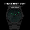 PAAZOMU Original Luxury Men Clock Fashion Luminous Waterproof Chronograph Date Watch For Man Leather Quartz Men's Watches Reloj