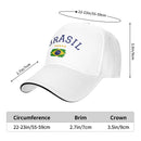 Unisex Brasil National Flag Brazil Hat Fashion Baseball Cap  Snapback Hat Casual Headewear Adjustable