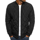 Winter New Jacket Men's Baseball Collar Mesh Pressed Lightweight  Jacket Vintage Flight Casual Long Sleeve