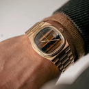 Square retro watch for men light luxury brand genuine gift 2026 new stainless steel strap waterproof quartz watch