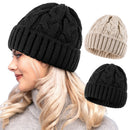 Winter Women Hat 2024 New Autumn Handmade Female Warm Cap Knitted Beanie Girl Hats Woman Bonnet Femme Chunky Thick Stretchy Hats
