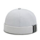 Fashion Cotton Brimless Hat Men Women Retro Skullcap Melon Docker Cap Street Hip Hop Without Visor Summer Outdoor Beanie Gorras