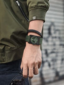 Men's fashion watches quartz watches square small dial wrist watches magnetic buckle watches simple leisure watches