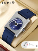 Men's fashion watches quartz watches square small dial wrist watches magnetic buckle watches simple leisure watches