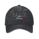 Custom Punk Cotton Paris France Graphic Baseball Cap Men Women Adjustable Dad Hat Sports