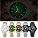 CURREN Luxury Men's Quartz Watch with Black Stainless Steel Band Casual Design Dial with Luminous Hands Relogio Masculino