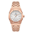 PAAZOMU Men Quartz Wrist Watches Gold Luxury Brand Business Luminous Waterproof Male Clock Calendar Stainless Steel Watch New