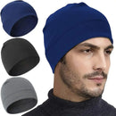 Cold Proof and Warm Outdoor Sports Headcover Fleece Ski Cap Riding Cap Running Hats Cycling Skull Caps for Men and Women