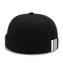 Fashion Cotton Brimless Hat Men Women Retro Skullcap Melon Docker Cap Street Hip Hop Without Visor Summer Outdoor Beanie Gorras