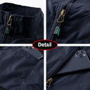 2026 Summer Men Sleeveless Outdoor Cargo Leisure Stand Collar Vest Men Pocket Solid Color Breathable Thin Vest Male Waistcoat