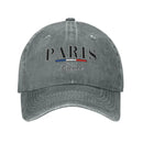 Custom Punk Cotton Paris France Graphic Baseball Cap Men Women Adjustable Dad Hat Sports