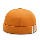 Fashion Cotton Brimless Hat Men Women Retro Skullcap Melon Docker Cap Street Hip Hop Without Visor Summer Outdoor Beanie Gorras