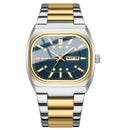 2026 New Men Watches 40mm Square Quartz Movement Analog Diving Series Clock Black Stainless Steel Top Brand Watch for Men montre