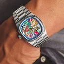 Square retro watch for men light luxury brand genuine gift 2026 new stainless steel strap waterproof quartz watch