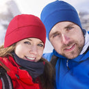 Cold Proof and Warm Outdoor Sports Headcover Fleece Ski Cap Riding Cap Running Hats Cycling Skull Caps for Men and Women