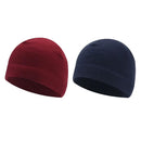 Cold Proof and Warm Outdoor Sports Headcover Fleece Ski Cap Riding Cap Running Hats Cycling Skull Caps for Men and Women