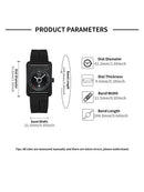 Men's fashion watches quartz watches square small dial wrist watches magnetic buckle watches simple leisure watches
