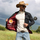 Men's Jackets Spring Flannel Lined Shirt Coat Shacket Casual Snap Button Overshirt Western Cowboy Style High Quality Top US Size