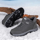 Winter Men Boots Microfiber Leather Snow Boots Man Plush Warm Causal Shoe Waterproof Men Boots Male Sneakers Spring Ankle Boots