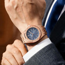 PAAZOMU Men Quartz Wrist Watches Gold Luxury Brand Business Luminous Waterproof Male Clock Calendar Stainless Steel Watch New