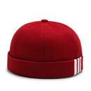 Fashion Cotton Brimless Hat Men Women Retro Skullcap Melon Docker Cap Street Hip Hop Without Visor Summer Outdoor Beanie Gorras